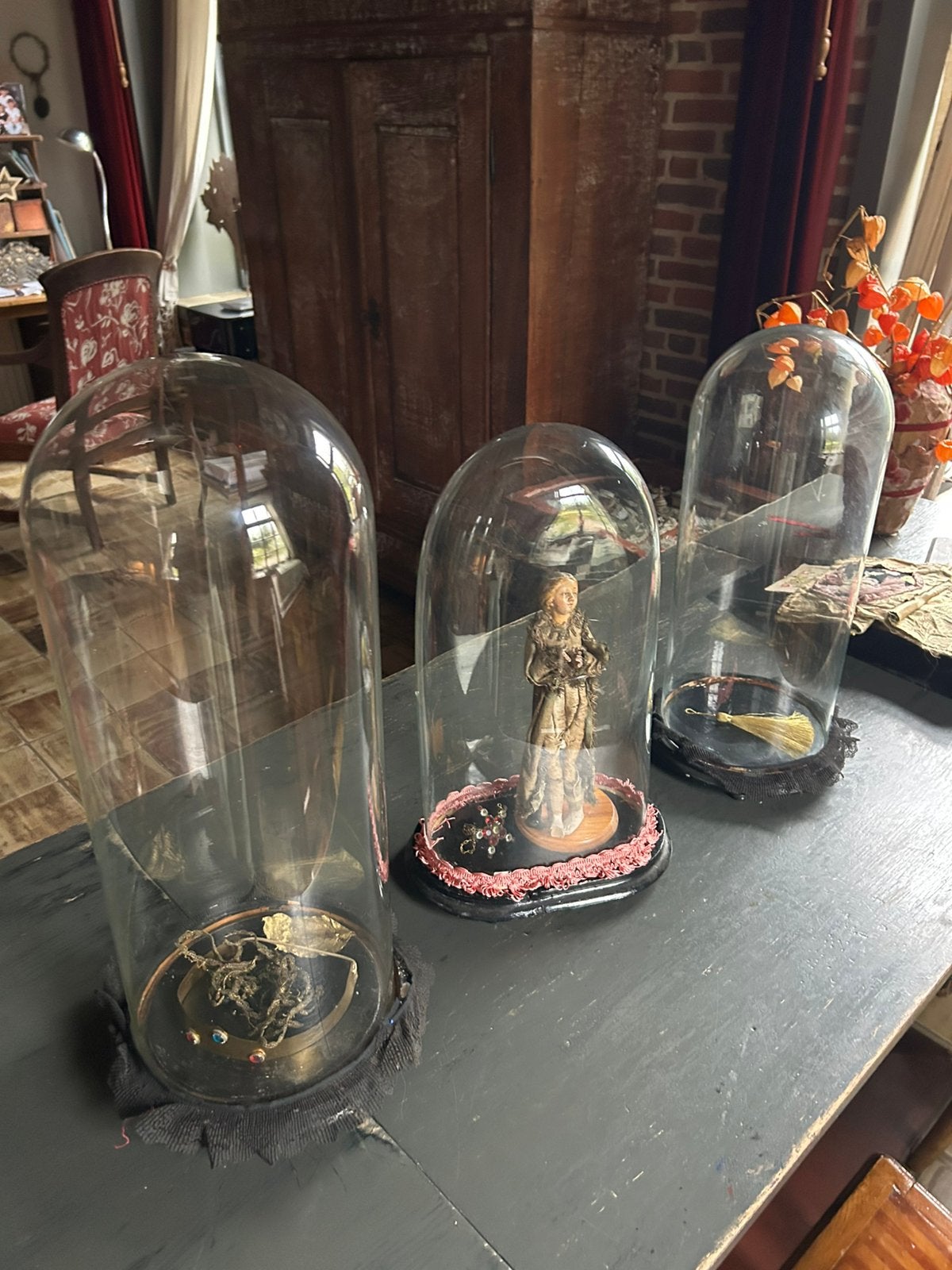 Oude stolpen/franse stolpen/brocante stolpen, Ophalen