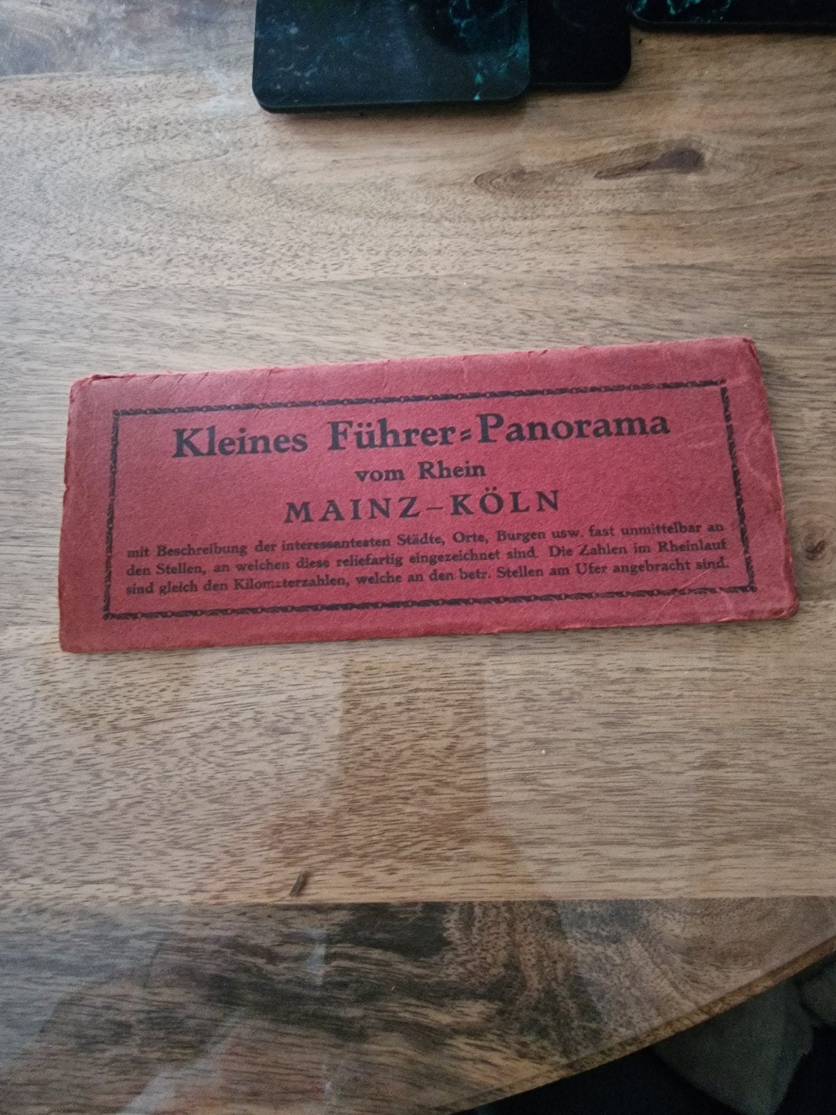 Oude reisgids: Kleines Führer-Panorama Mainz-Köln, Boeken, Reisgidsen, Europa, Ophalen of Verzenden, Reisgids of -boek, Gelezen