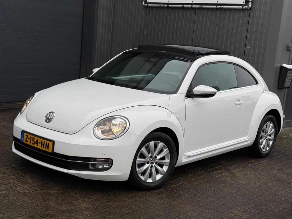 Volkswagen Beetle 1.2 TSI Design | Panoramadak | Stoelverwar, Auto's, Voorwielaandrijving, Euro 5, Stof, Gebruikt