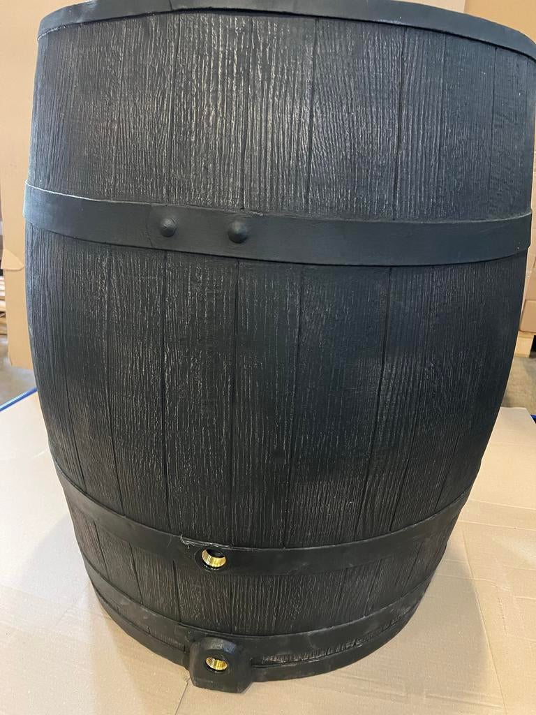 Nieuwe Houtlook Regenton 240L met Kraan en Vulautomaat, Kunststof, Met kraantje, 150 liter of meer, Nieuw