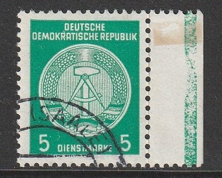 DDR 1954 18 Dienst 5p, Gest, Ophalen of Verzenden, DDR, Gestempeld