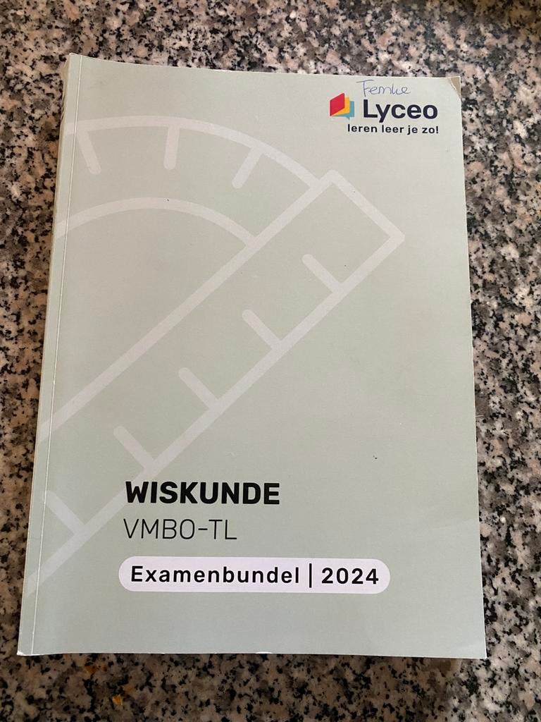 Lyceo wiskunde vmbo tl examenbundel mavo, Ophalen of Verzenden, Zo goed als nieuw, VMBO