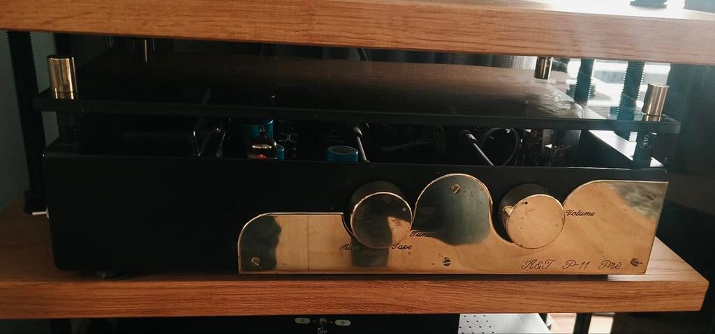 Buizen Voorversterker met NOS 6SN7 en EZ81 - Hanze HiFi, Audio, Tv en Foto, Buizenversterkers, Ophalen