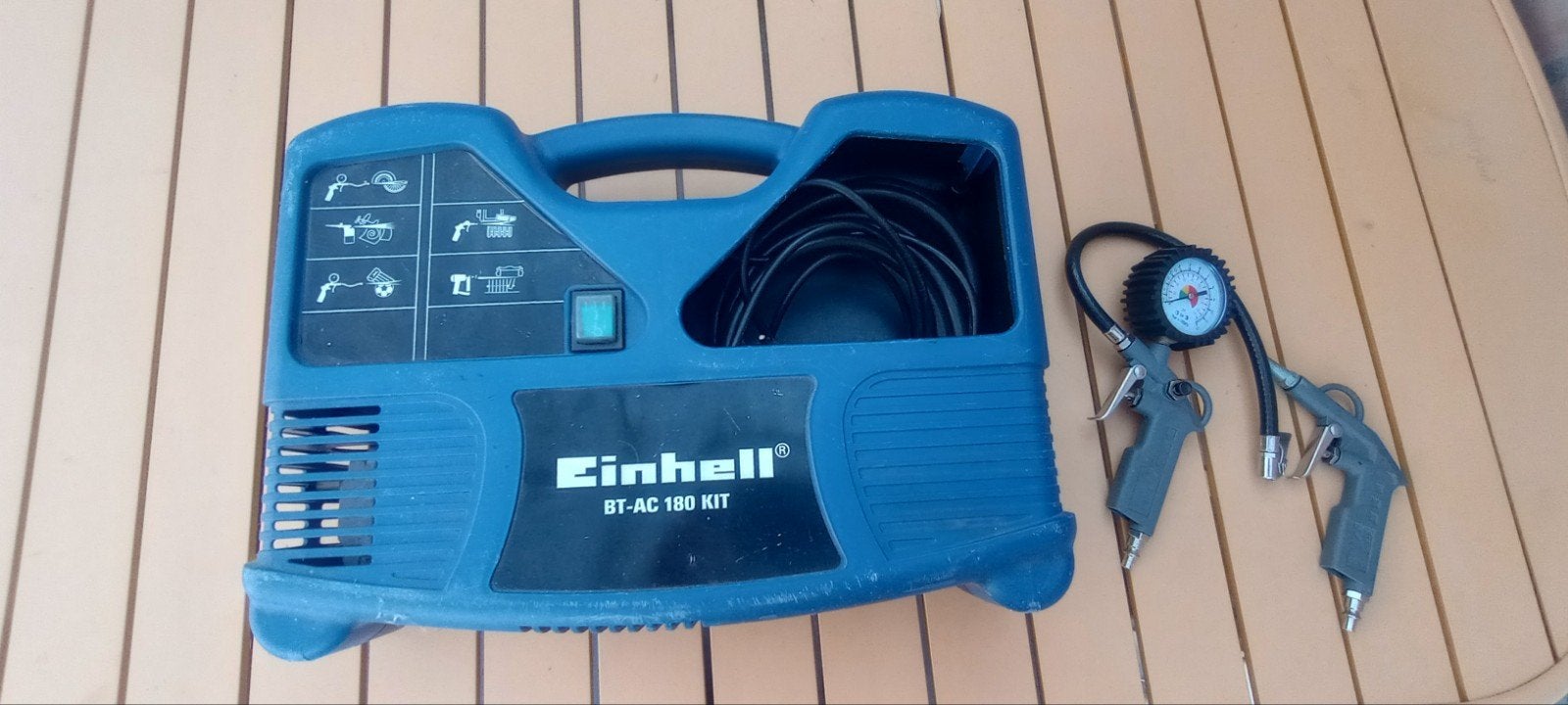 compressor 8 bar, Gebruikt, 6 tot 10 bar, Ophalen of Verzenden, Minder dan 200 liter/min
