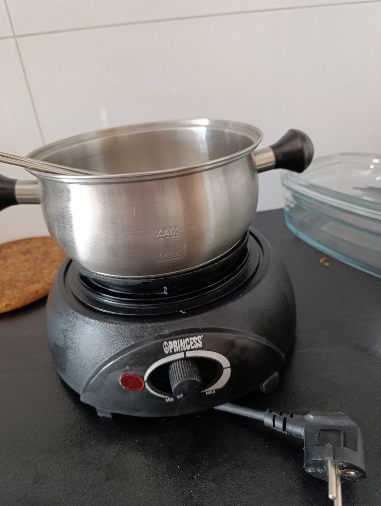 Fondue set te koop, Ophalen, Zo goed als nieuw, Brander, Fondueset