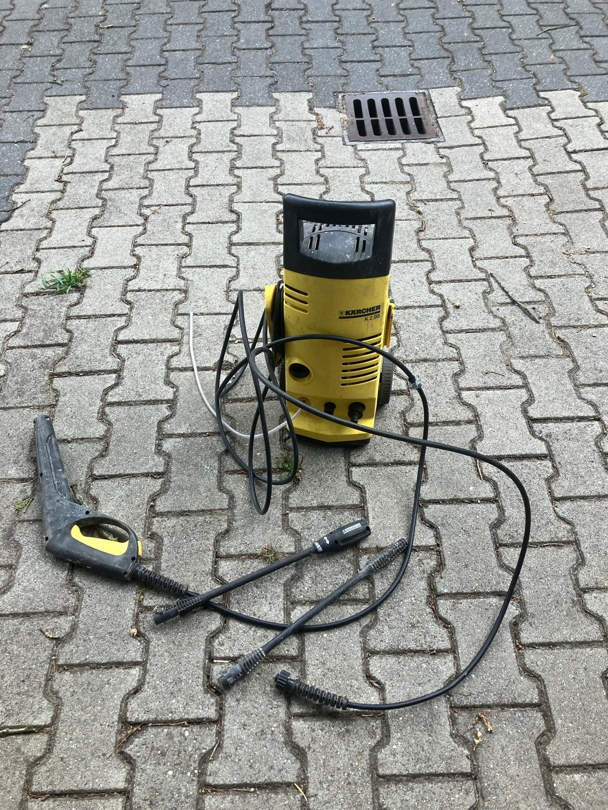Kärcher K2.98 hogedrukreiniger met slangbreuk, Ophalen, Gebruikt, Elektrisch