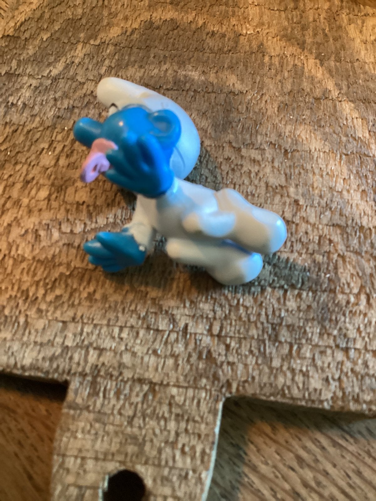 Baby smurf, Verzamelen, Ophalen of Verzenden, Gebruikt, Babysmurf, Poppetje, Figuurtje of Knuffel