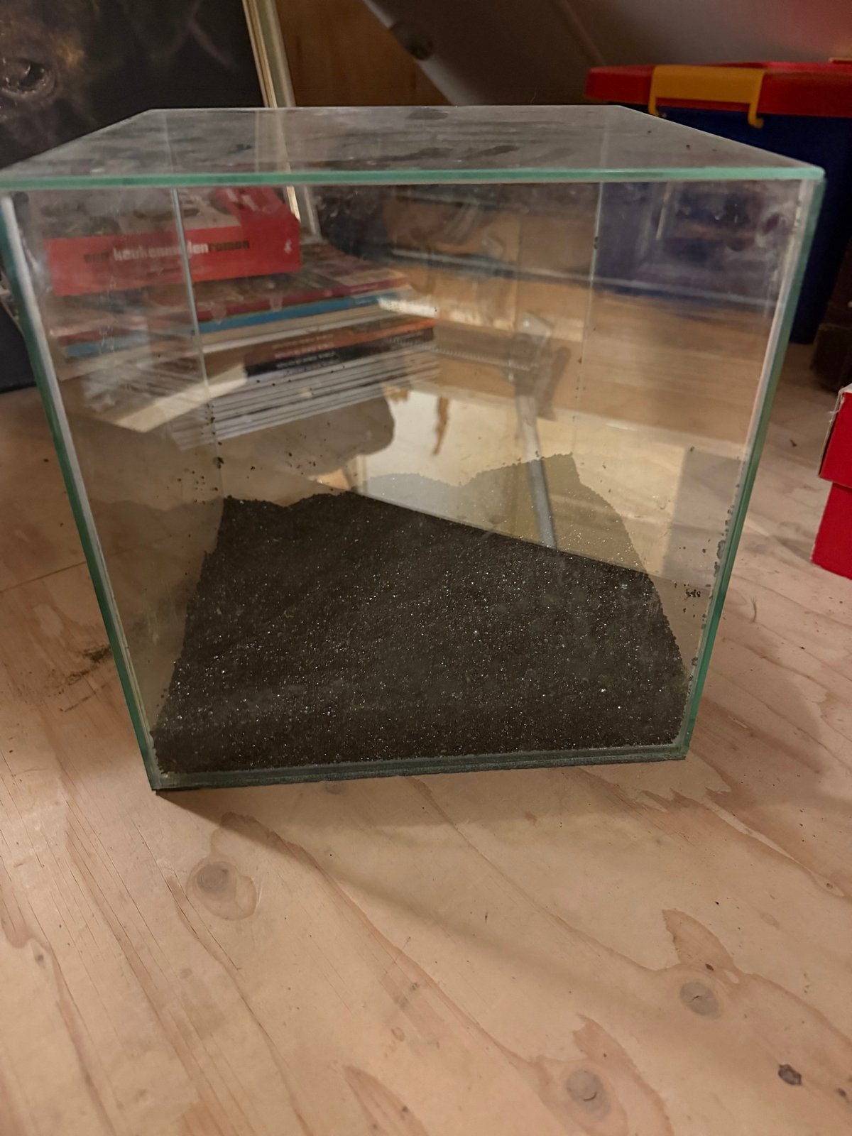 Superfish Nano aquarium met afdekplaat, Ophalen, Gebruikt, Superfish, Inclusief deksel
