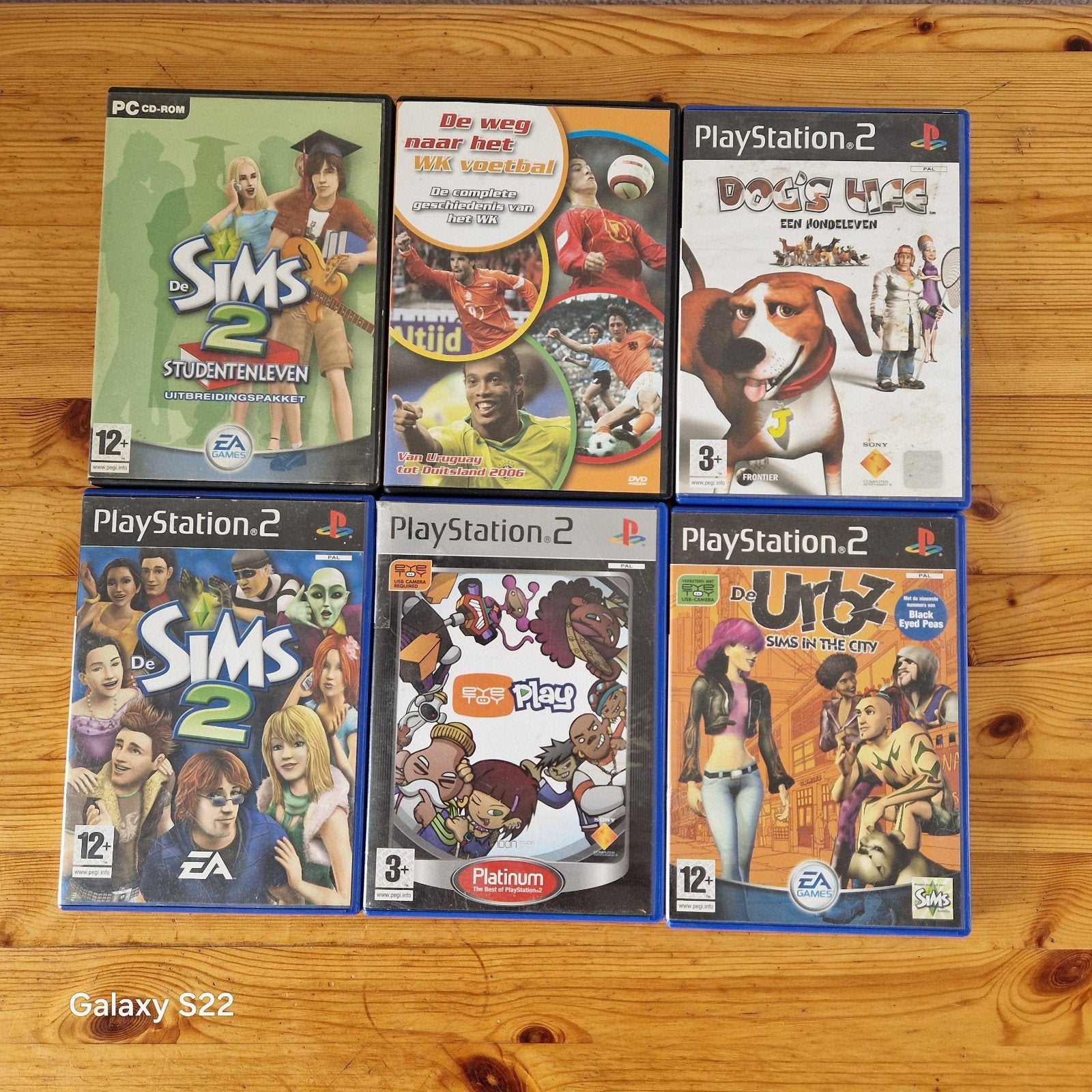 PlayStation 2 Spellen Bundel - De Sims,Dogs Life, Crazy Catz, Spelcomputers en Games, Gebruikt, 1 speler, Ophalen of Verzenden