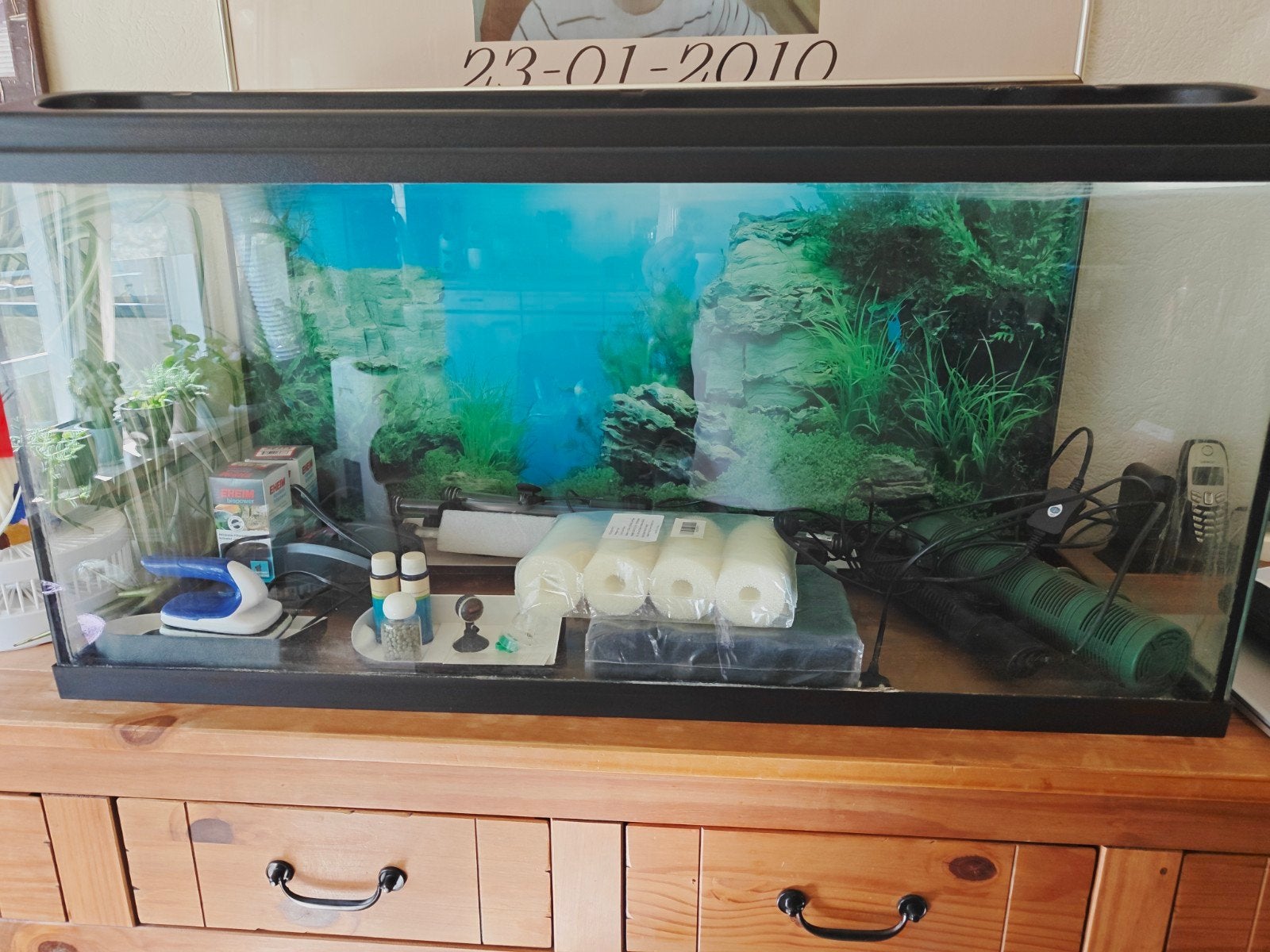 eheim 180 liter, Dieren en Toebehoren, Ophalen, Verwarming, Gebruikt, Leeg aquarium