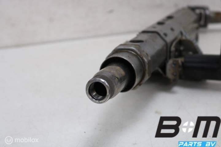 Stuuras + contactslot en deurslot VW Polo 6R 6R1419501EQ, Gebruikt