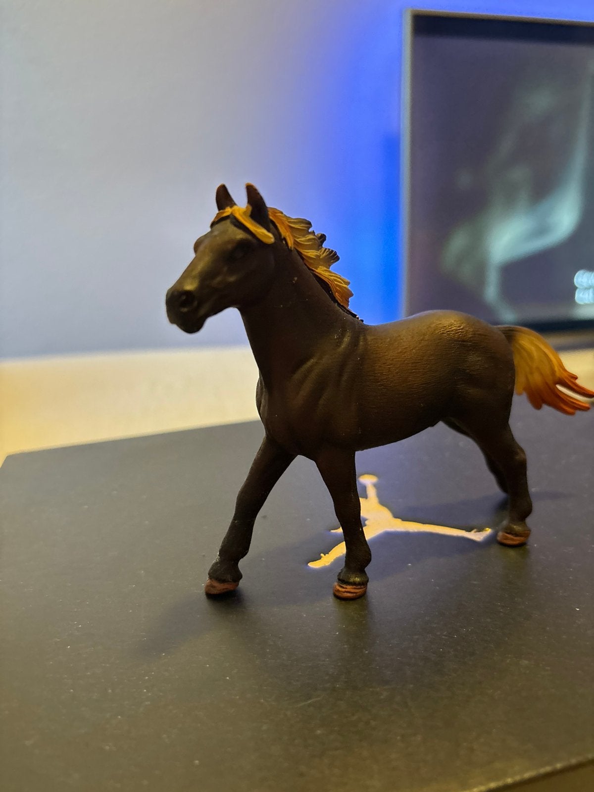 Schleich Mustang hengst – goede staat, Ophalen of Verzenden, Zo goed als nieuw, Paard, Beeldje of Figuurtje