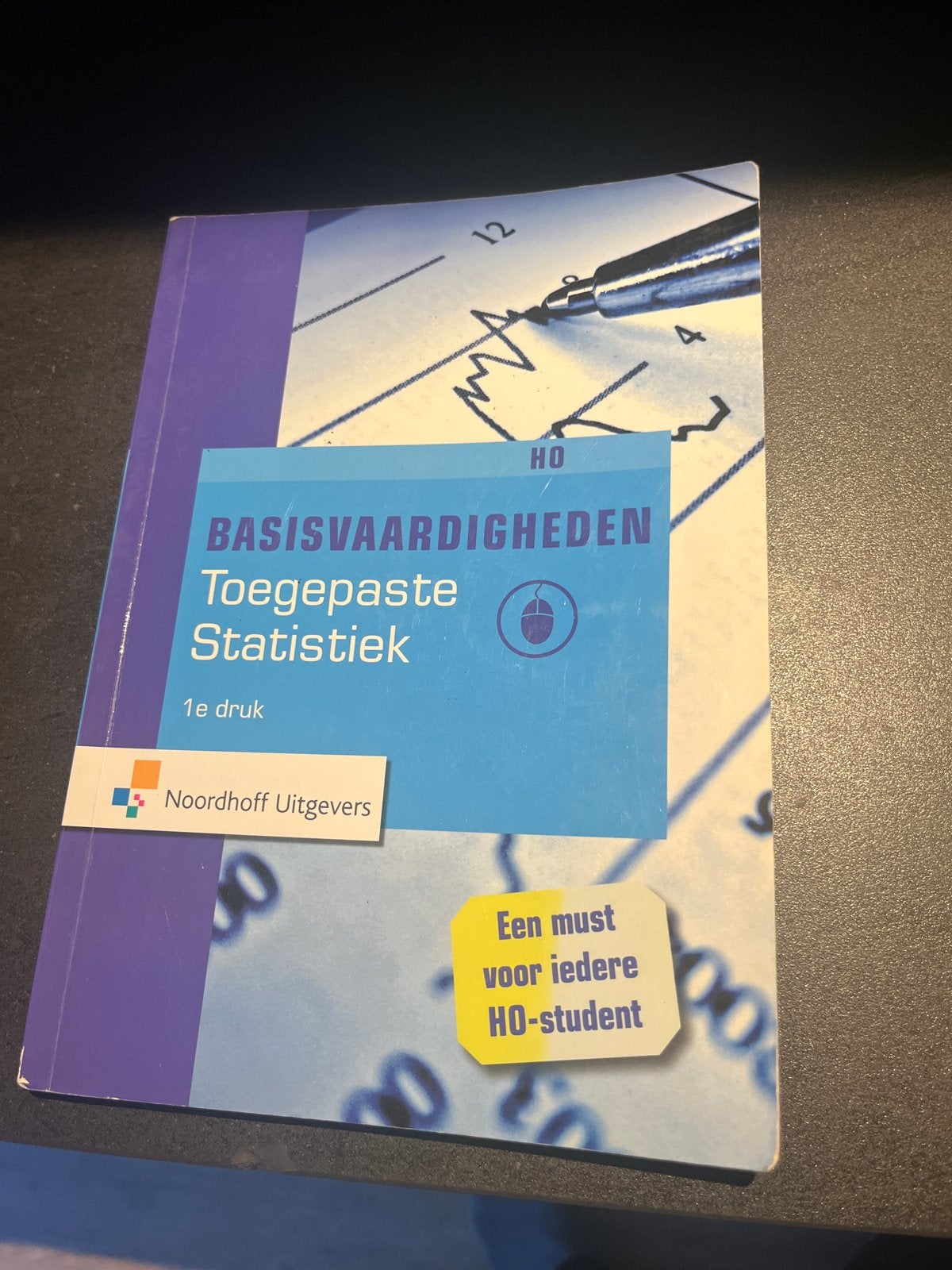 Basisvaardigheden Toegepaste Statistiek - Noordhoff, Boeken, Ophalen of Verzenden, Gamma, Gelezen, HBO