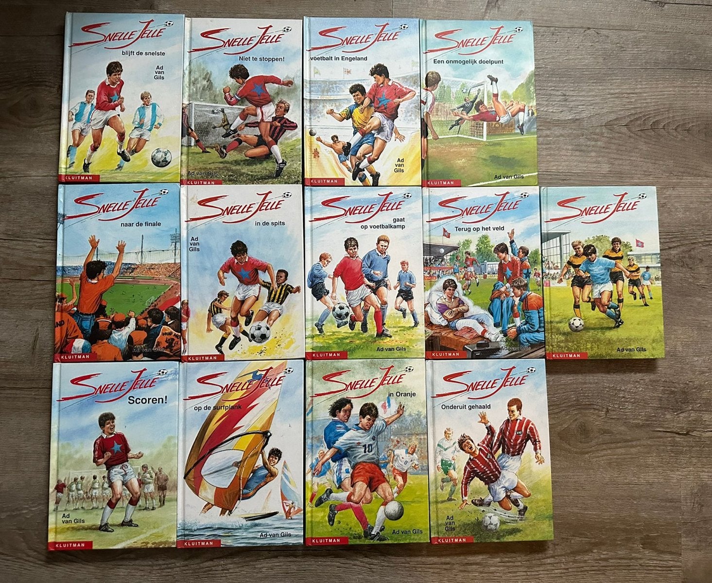 13x Snelle Jelle boeken - Ad van Gils, Ophalen, Gelezen, Fictie