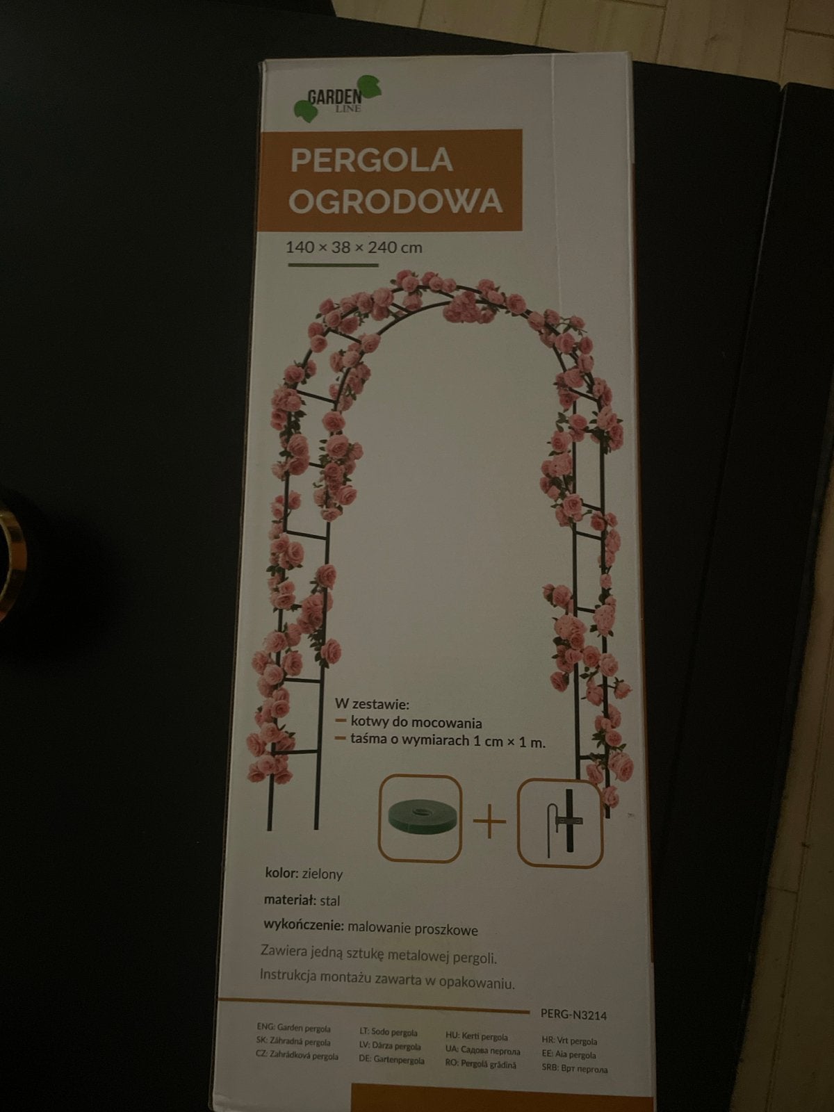 Nieuwe Tuin Pergola Boog - Garden Line (140x38x240 cm), Tuin en Terras, Tuinwanddecoratie, Nieuw, Ophalen of Verzenden