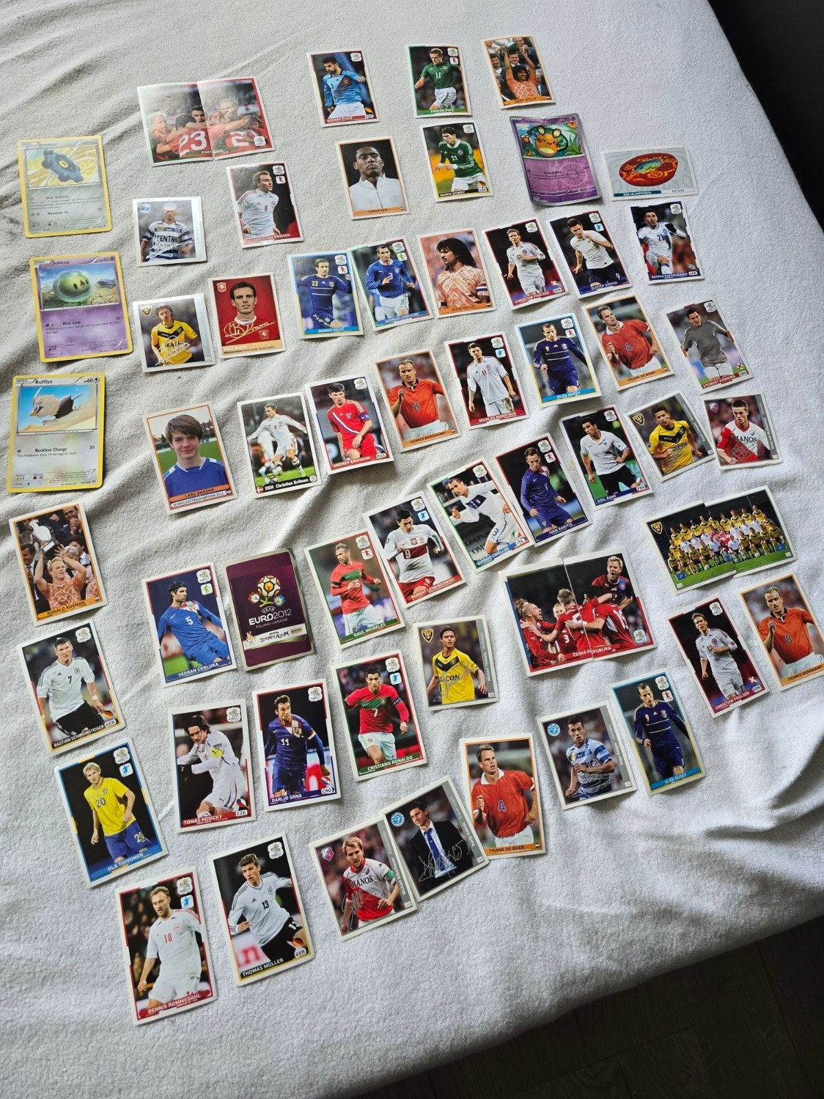 Nog meer voetbal kaarten, Hobby en Vrije tijd, Stickers en Plaatjes, Ophalen of Verzenden, Zo goed als nieuw, Meerdere plaatjes