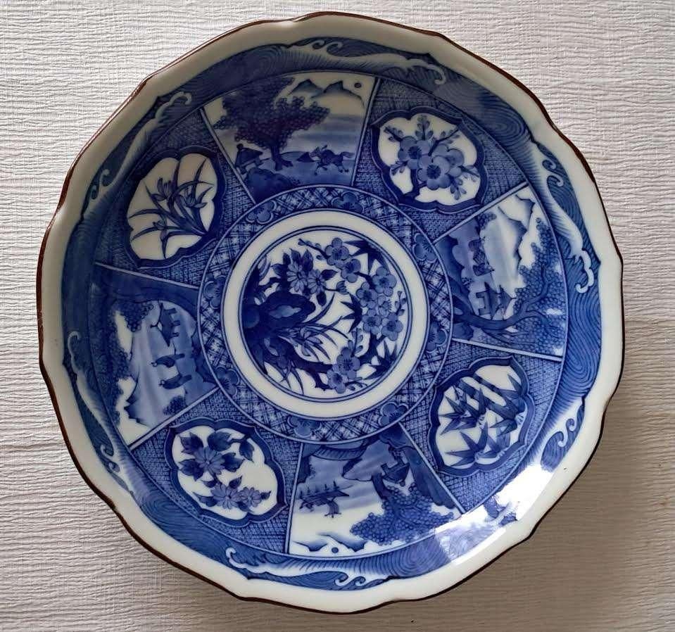Antiek Toyo Japan porseleinen bord, Antiek en Kunst, Antiek | Porselein, Ophalen of Verzenden