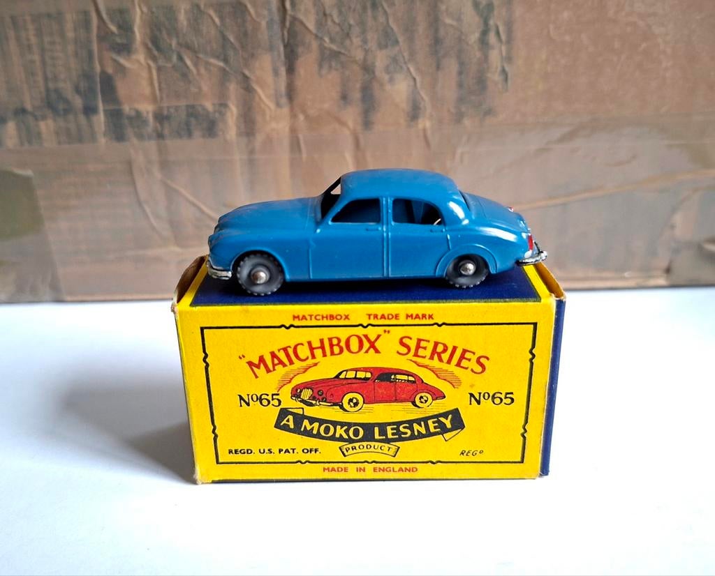 Matchbox 65 jaguar, Ophalen of Verzenden, Zo goed als nieuw, Auto, Matchbox