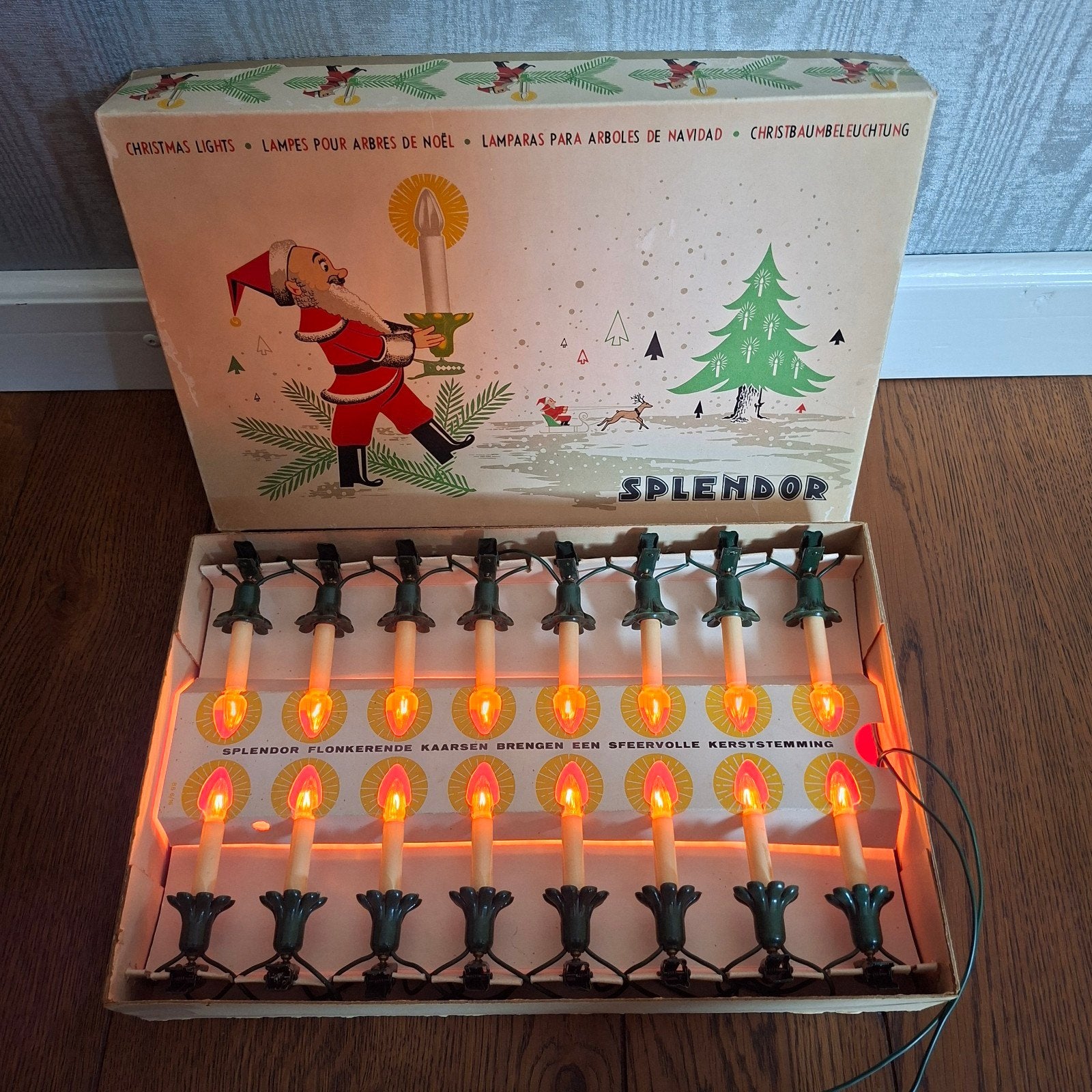 Gerenoveerde Splendor kerstverlichting in zeer goede staat, Ophalen of Verzenden, Zo goed als nieuw