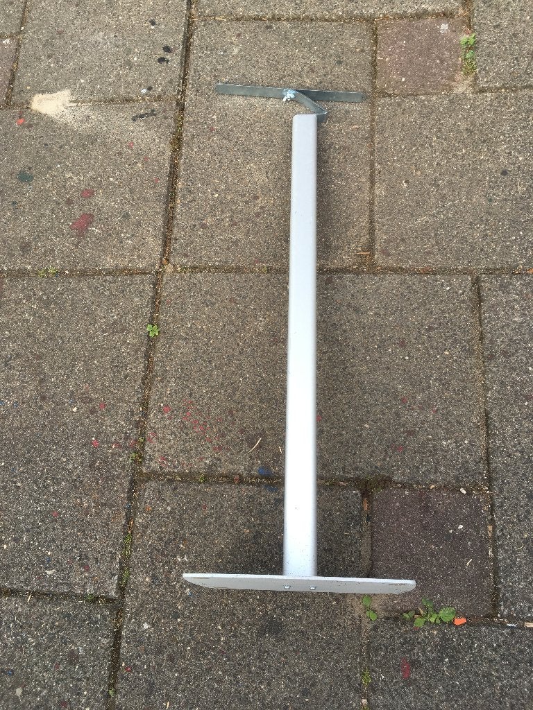 aluminium rvs standaard speaker muziek, Ophalen, Zo goed als nieuw, Speaker