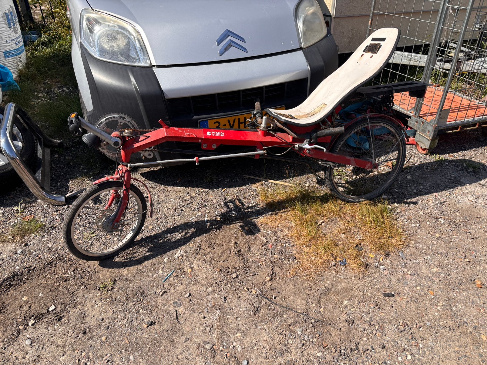 Ligfiets opknapper, Fietsen en Brommers, Fietsen | Tandems, 55 cm of meer, Ophalen, Gebruikt, Minder dan 10 versnellingen