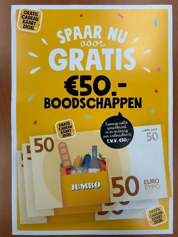 GEZOCHT: Jumbo spaarzegels voor gratis cadeaukaart, Verzamelen, Supermarktacties, Jumbo, Ophalen of Verzenden