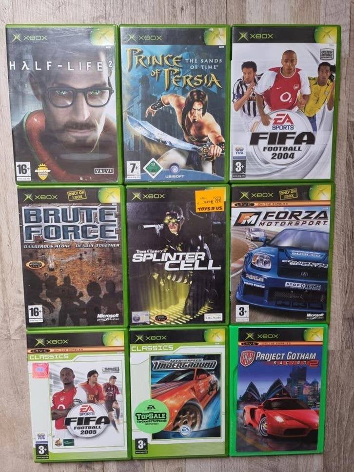 Setje Xbox Original games, Spelcomputers en Games, Avontuur en Actie, 1 speler, Ophalen of Verzenden, Zo goed als nieuw