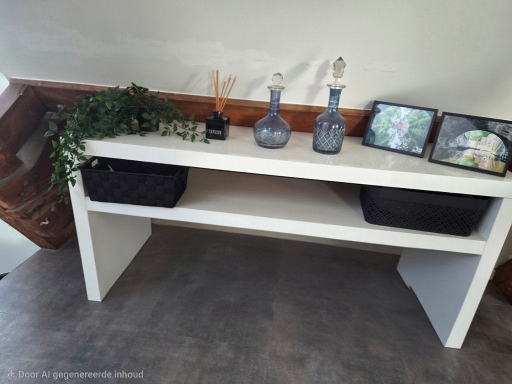 Side table, Ophalen, 100 tot 150 cm, Zo goed als nieuw, 25 tot 50 cm