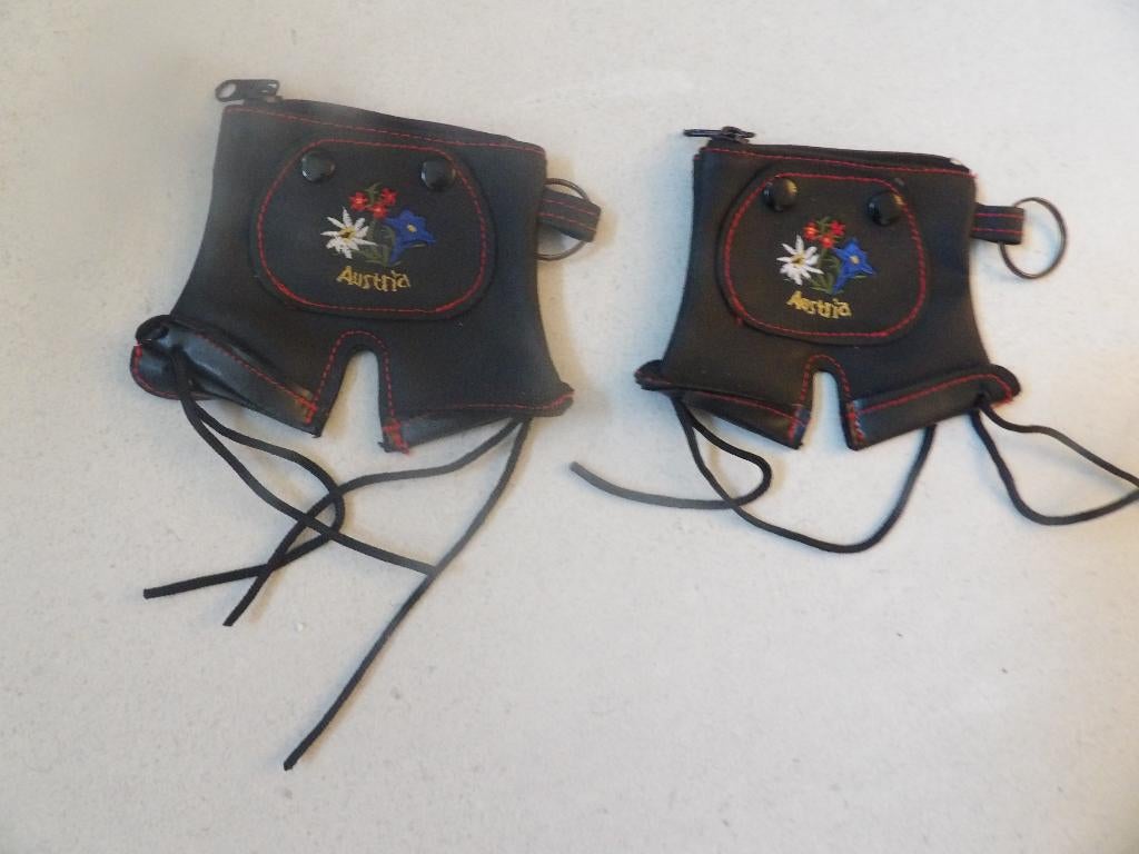NIEUW 2 super mooie TIROLER BROEKJES portemonnee met rits, Kinderen en Baby's, Ophalen of Verzenden, Nieuw, Jongen of Meisje