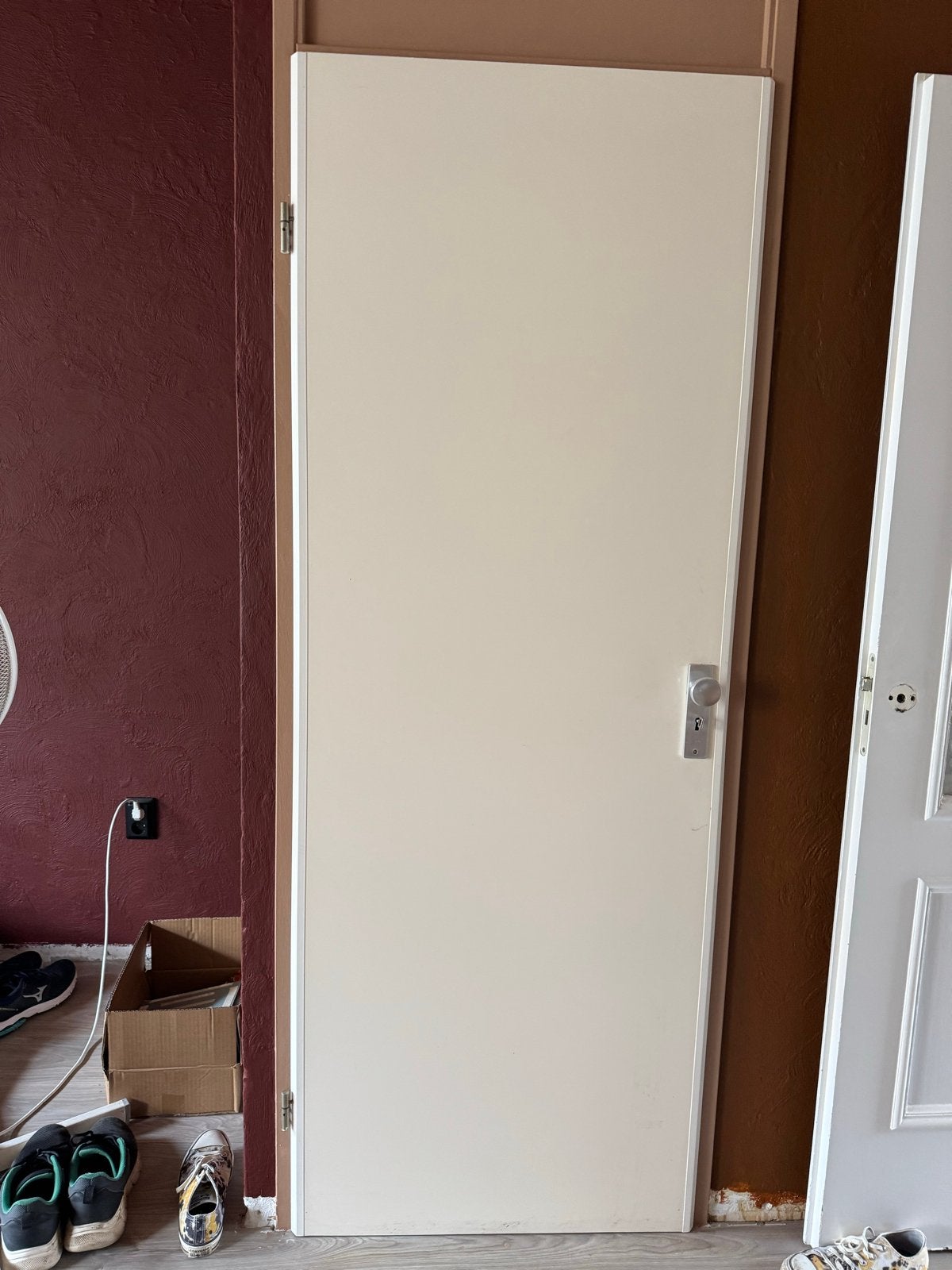 3 Linksdraaiende opdekdeuren, Ophalen, Gebruikt, 80 tot 100 cm, Binnendeur