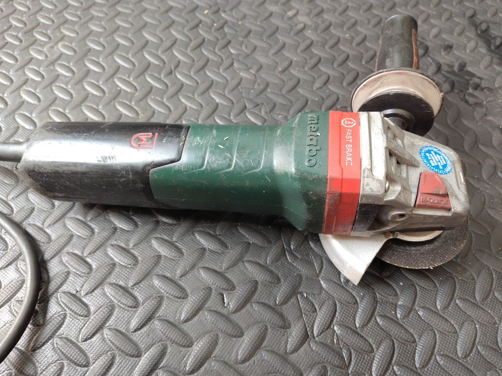 metabo weba 17 125 quick haakse slijper, Ophalen of Verzenden, Gebruikt, 1000 watt of meer, Haakse handslijpmachine