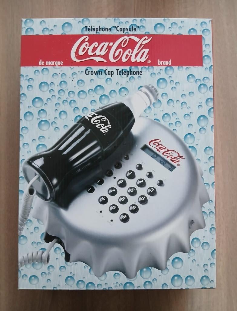 Coca-Cola telefoon. Vaste lijn. Nieuw in verpakking., Verzenden, Nieuw, Met draaischijf