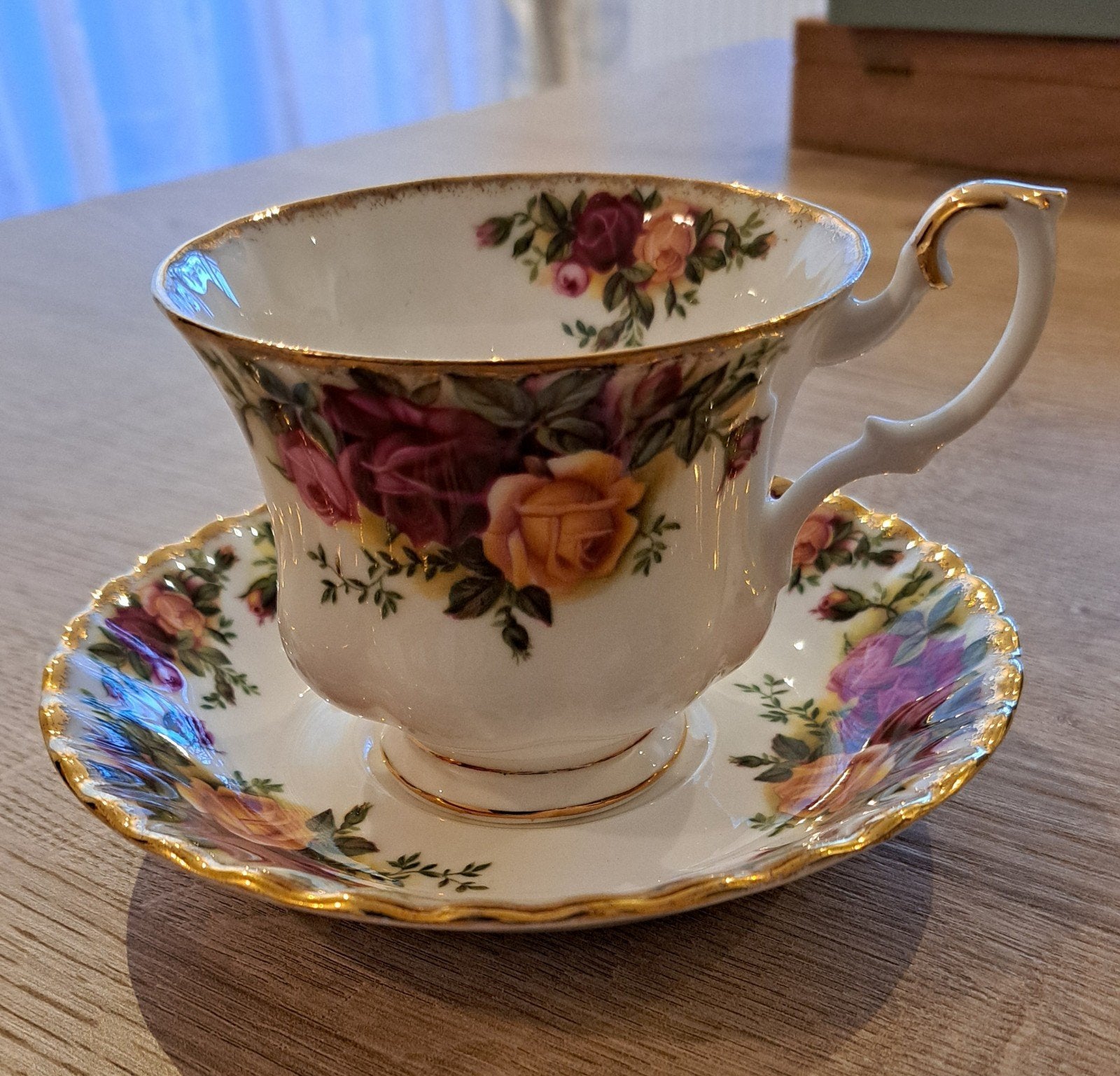 Royal Albert Old Country Roses Kop en Schotel, Ophalen
