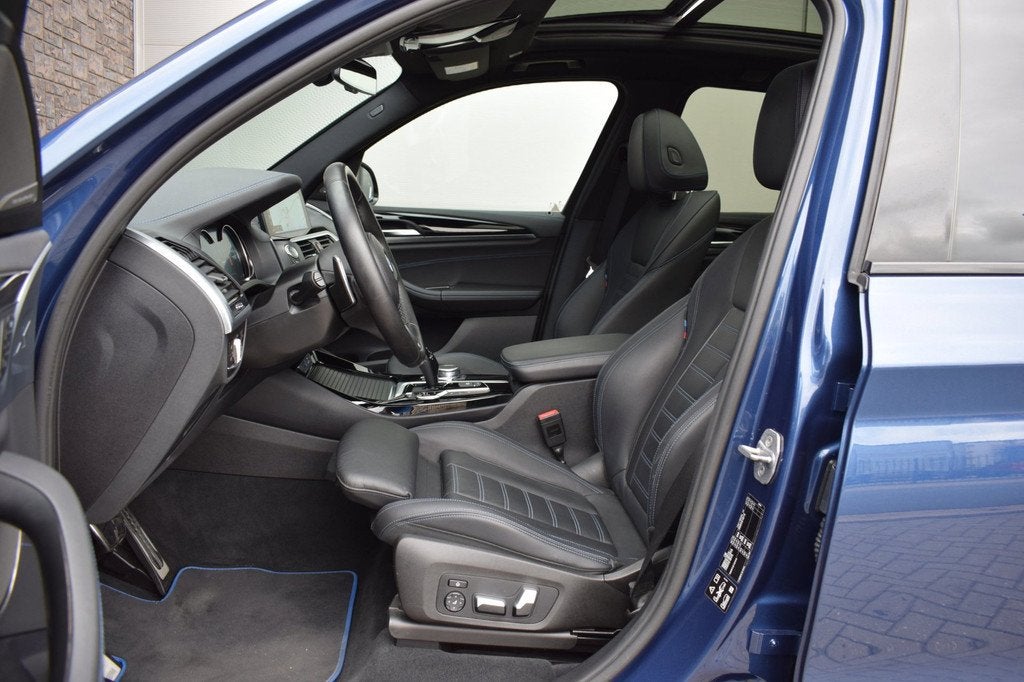 BMW X3 M40i xDrive 360PK M- sport org.ned / nap / panoramada, Gebruikt, Blauw, Bedrijf, 2998 cc