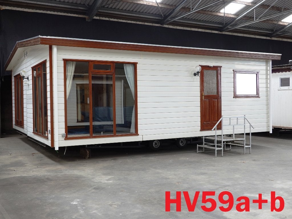 Keurig dubbelchalet met 3 slaapkamers, dubbel glas en CV, Tot en met 4