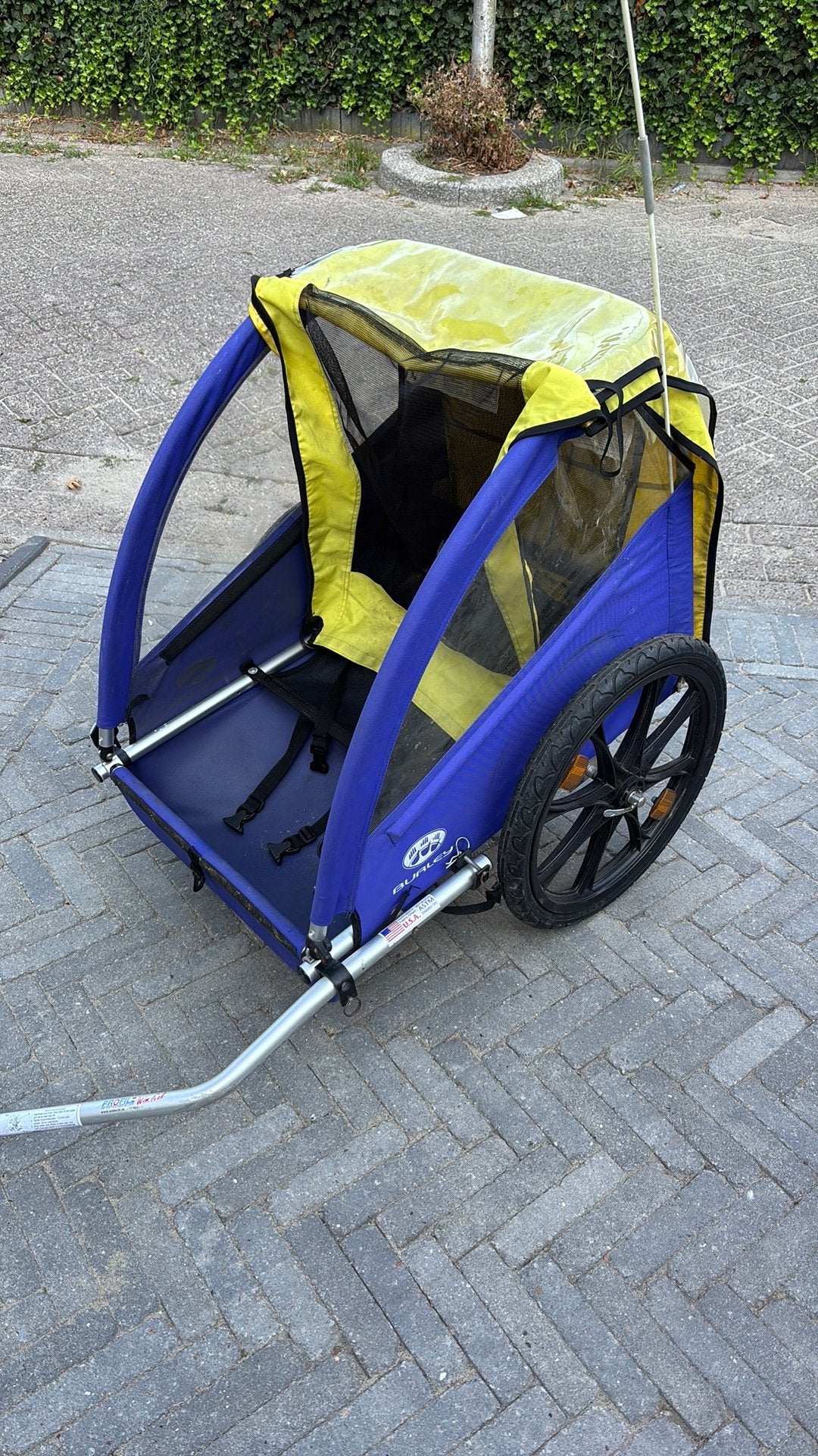 Burley fietskar, Ophalen, Zo goed als nieuw, Kinderkar, 40 tot 60 kg
