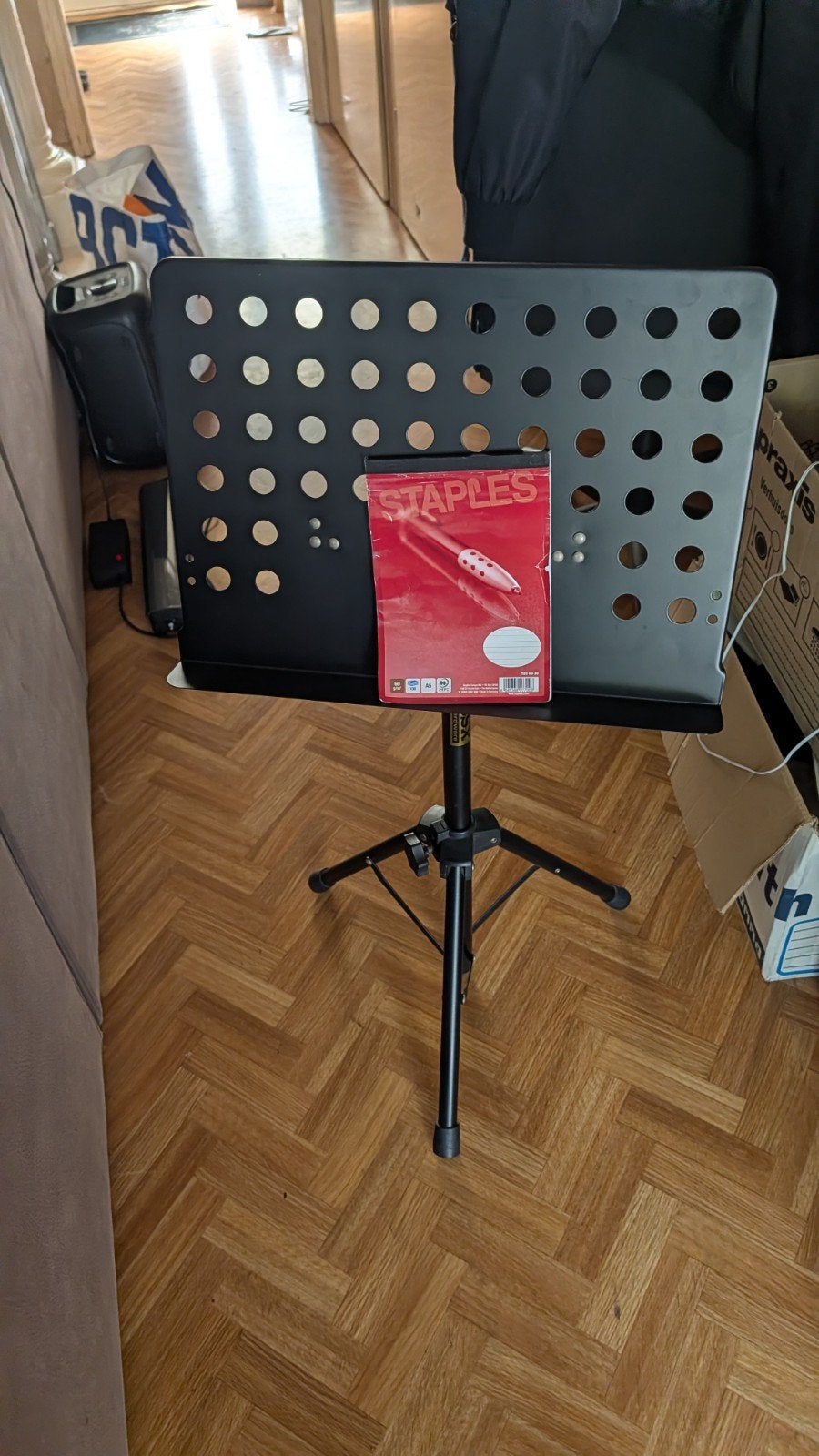 Stevige Lessenaar - Muziekstandaard, Ophalen, Zo goed als nieuw, Muziekstandaard, Klarinet