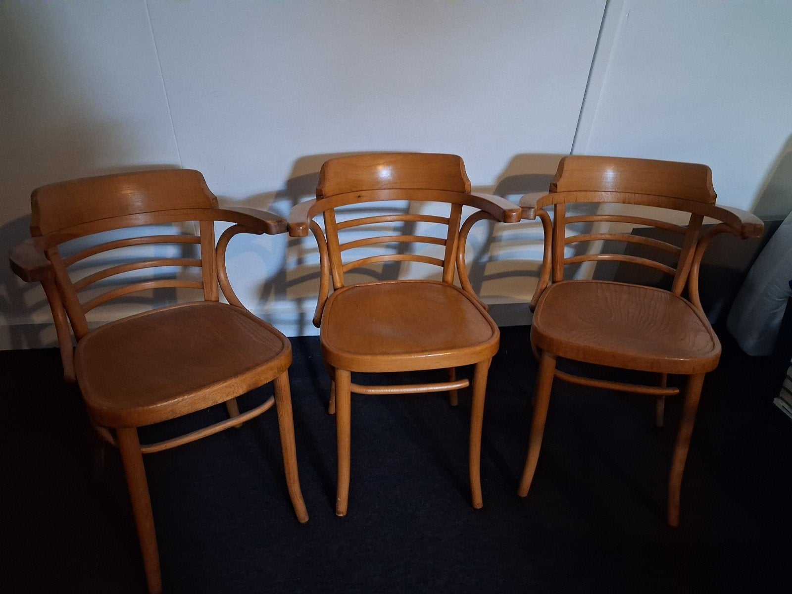 Thonet-stijl houten bar stoelen, Ophalen of Verzenden