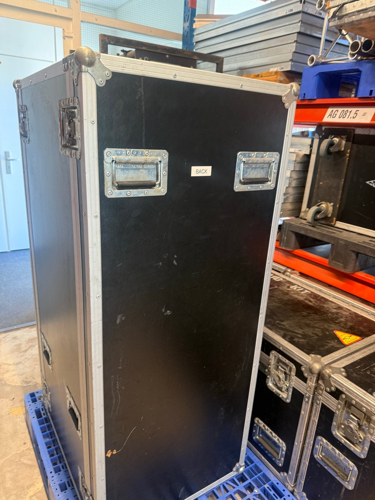 Robuuste Flightcase  19 inch rack inside, Ophalen, Gebruikt, Overige instrumenten, Flightcase