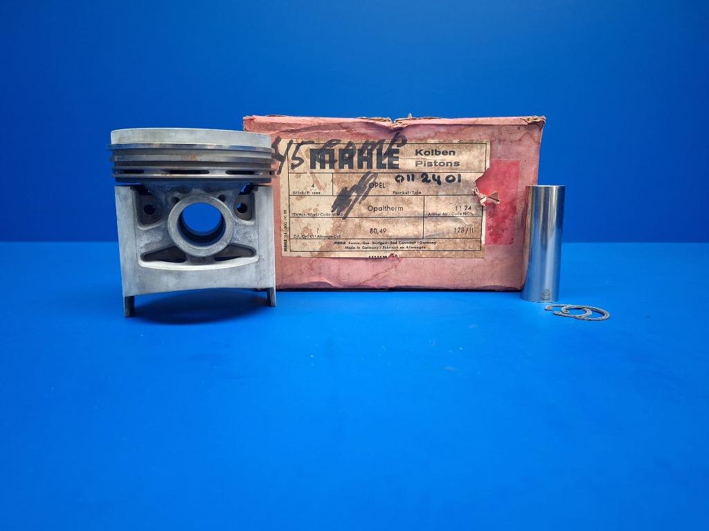 Mahle Zuigers Ø80.49mm – Opel Rekord 1.5L (1488cc) 4 stuks, Ophalen of Verzenden, Nieuw, Opel