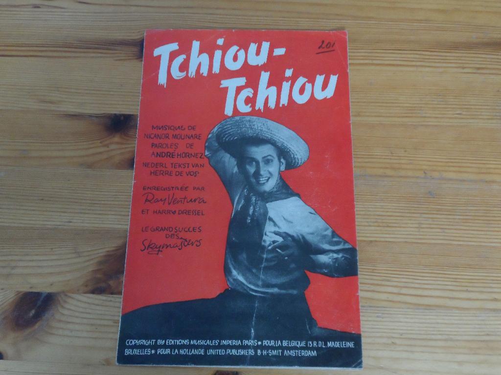 Tchiou tchiou - nicanor mounare - the skymasters, Muziek en Instrumenten, Bladmuziek, Gebruikt, Gitaar, Ophalen of Verzenden, Artiest of Componist