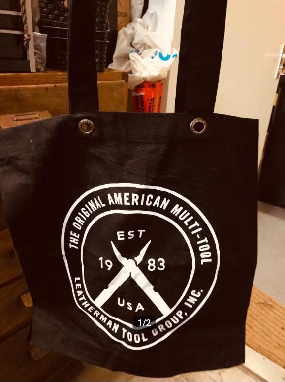 Leatherman bag cotton Big logo Limited edition NEW, Maarten@MrMultitool.com, Nieuw, Ophalen of Verzenden, MrMultitool.com
