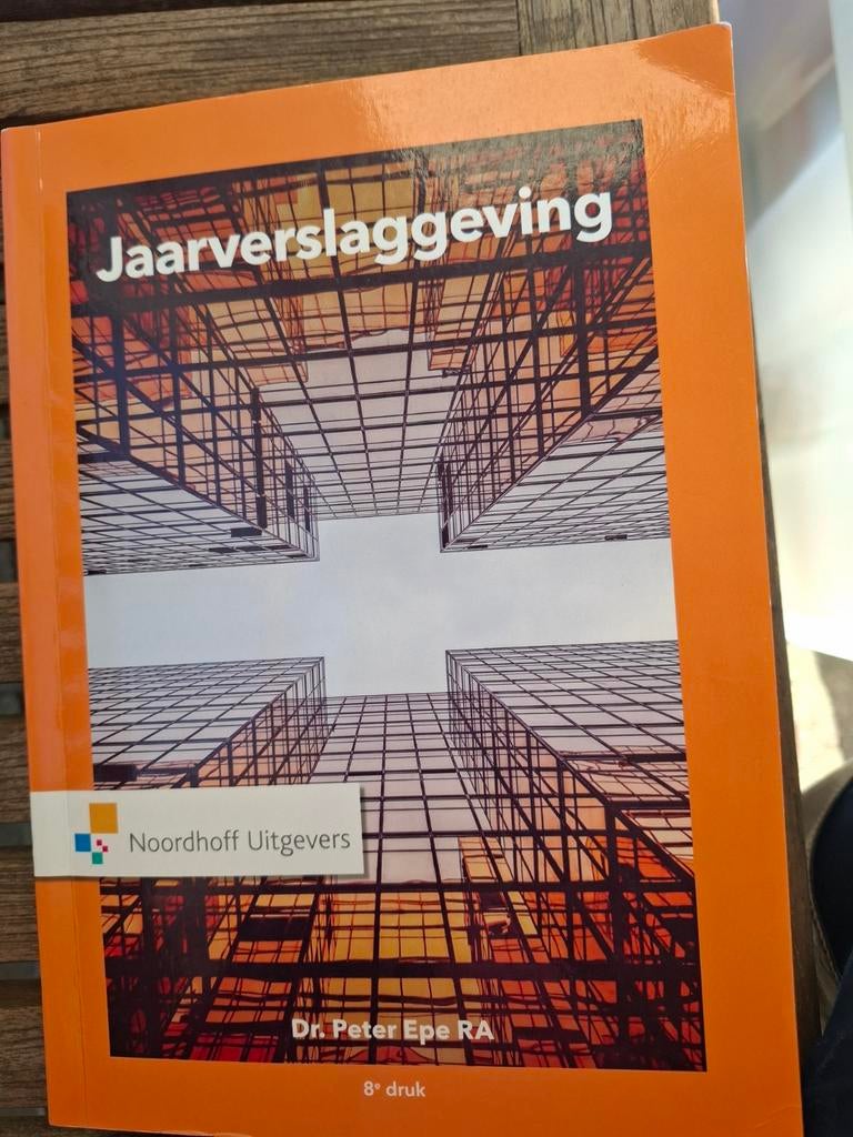 Jaarverslaggeving - Dr. Peter Epe RA, Boeken, Dr. Peter Epe RA, Zo goed als nieuw, Beta, HBO