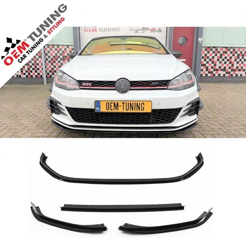 Frontlip geschikt voor GOLF 7.5 GTI | TCR-Look |17–20 | 3PCS, Ophalen of Verzenden