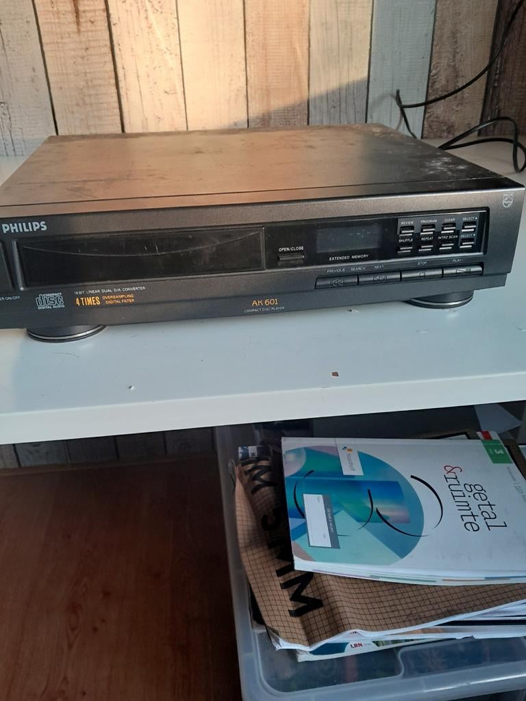 Philips AK 601 cd speler, Ophalen, Gebruikt