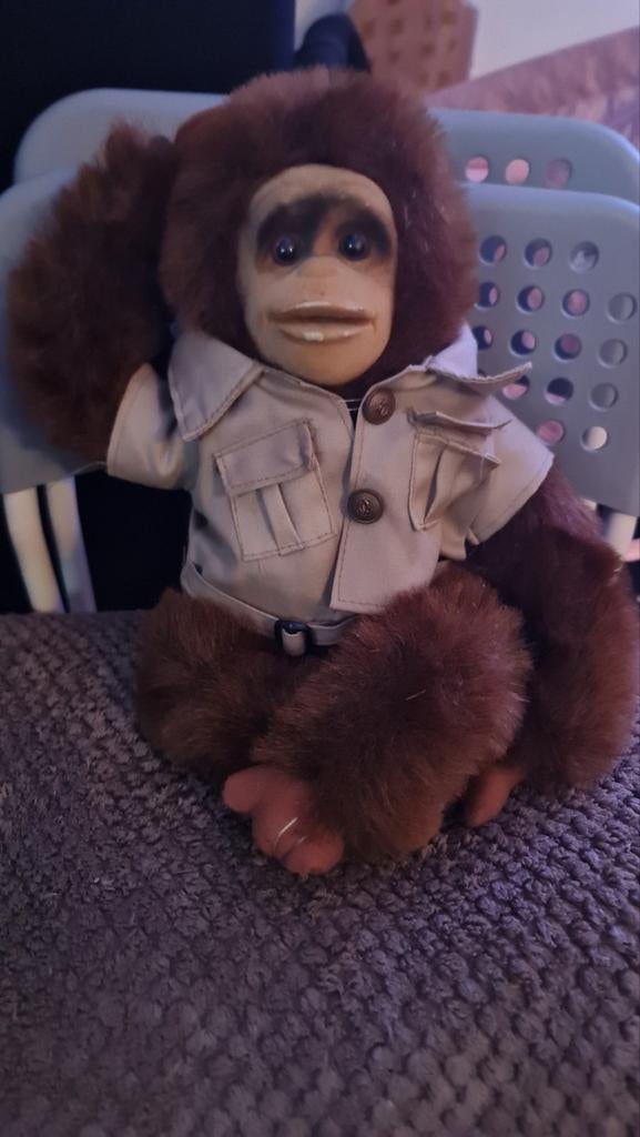 Schattige Aap Knuffel in Goede Staat, Kinderen en Baby's, Speelgoed | Knuffels en Pluche, Ophalen of Verzenden, Zo goed als nieuw