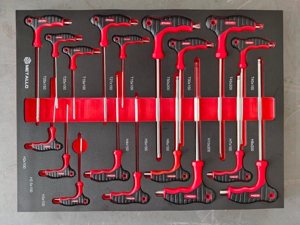 metallo gereedschapwagen 7 laden waarvan 6 laden gevuld, Ophalen of Verzenden, Gevuld, Nieuw