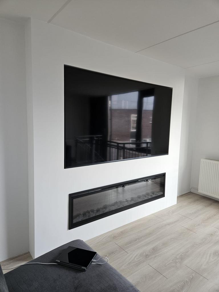 Cinewall op maat inclusief sfeerhaard ACTIE!!, Huis en Inrichting, Haarden, Ophalen of Verzenden