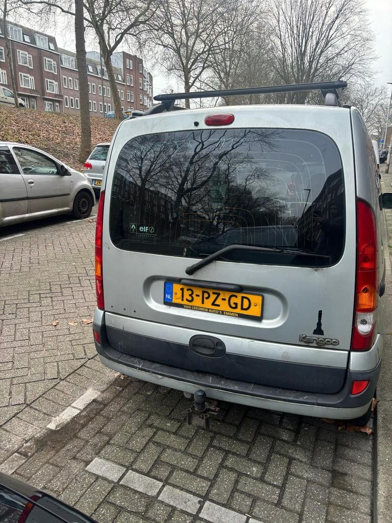 Renault Kangoo 1.2 16V 2005 Grijs, Voorwielaandrijving, Stof, 4 cilinders, Handgeschakeld