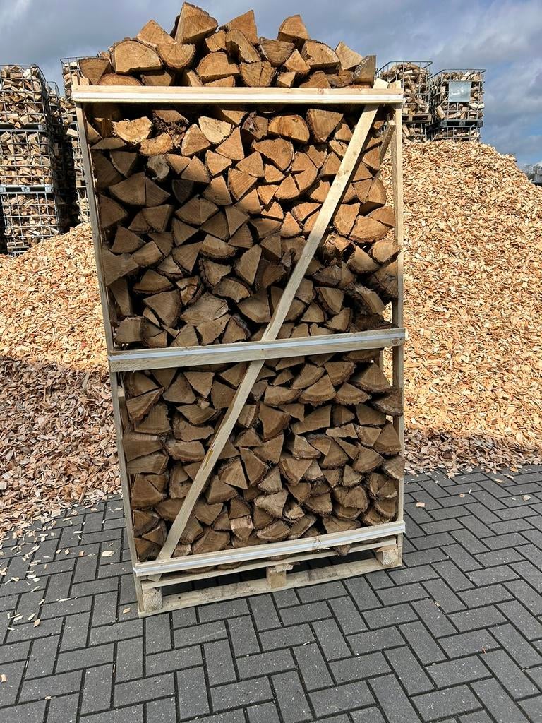 Eiken pallet Haardhout incl. levering!, Minder dan 3 m³, Ophalen, Blokken